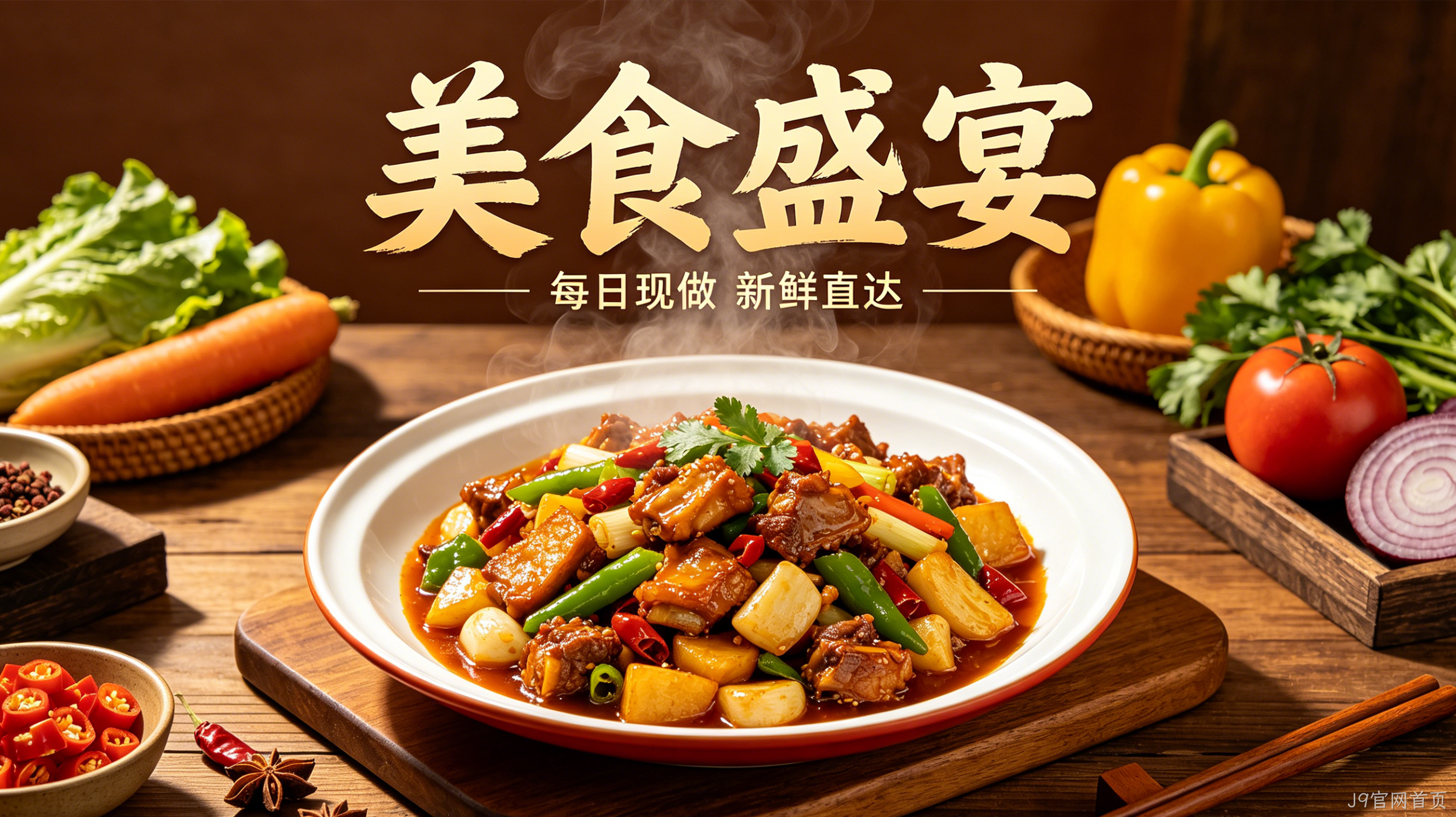 餐饮官网定制案例｜J9官网首页打造品牌引流转化阵地